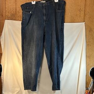 Lee Men’s Premium Select Custom Waist Loose Fit Dark Blue Denim Jeans